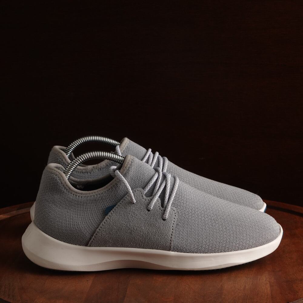 Vessi Sneakers Mens SZ 8 Gray Everyday Comfort Walking Athleisure Athletic Shoes